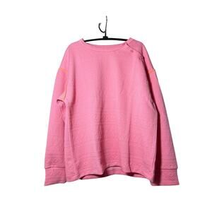 NWT Franco Textured Pink Long Sleeve Pullover NWT